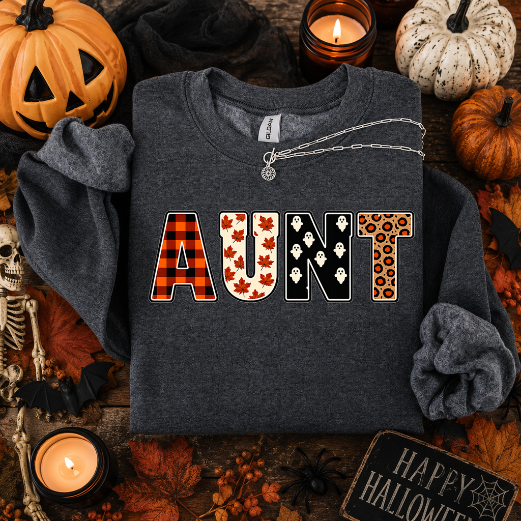Gigi, Mimi, Aunt, Grandma, Nana, Halloween, Fall, Cute, Gildan Sweatshirt