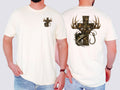 Camo Cross, Hunting, Jesus, Deer, Fishing, Comfort Colors Tshirt