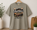 Football Dad Part-Time Coach Full-Time Fan Comfort Colors T-Shirt | Friday Night Lights Football Dad Shirt | Game Day Dad Tee | Football Gift for Dad