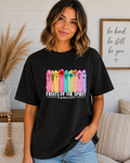 Fruits of the Spirit Comfort Colors T-Shirt – Galatians 5:22 Christian Floral Faith Tee – Colorful Bible Verse Shirt