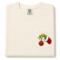 Merry Grinchmas Comfort Colors Pocket T-Shirt | Funny Christmas Graphic Tee | Holiday Grinch Hand Ornament Shirt