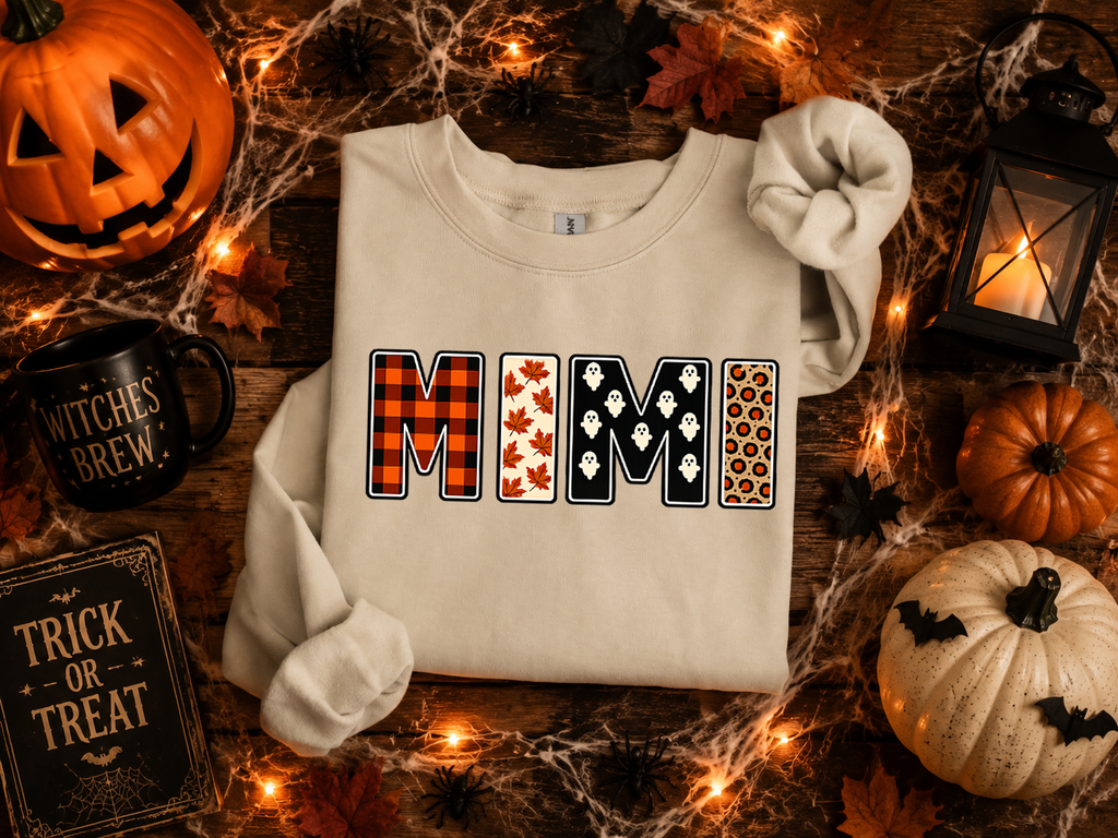 Gigi, Mimi, Aunt, Grandma, Nana, Halloween, Fall, Cute, Gildan Sweatshirt