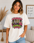 Motherhood Ghoul Gang Halloween Comfort Colors T-Shirt | Spooky Mom Life Graphic Tee | Funny Halloween Mom Shirt | Ghoul Mama Tee