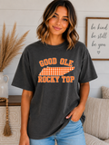 Good Ole Rocky Top Tennessee Comfort Colors T-Shirt – Orange Gingham Volunteer State Graphic Tee